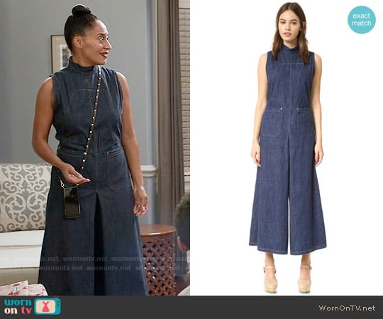 WornOnTV: Rainbow’s denim jumpsuit on Black-ish | Tracee Ellis Ross ...