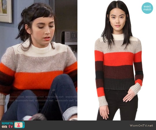 Rag & Bone Britton Pullover worn by Mandy Baxter ( Molly Ephraim) on Last Man Standing