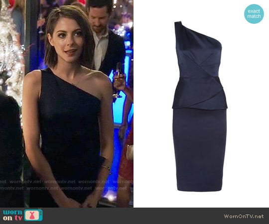 Roland Mouret Anerley Dress worn by Thea Queen (Willa Holland) on Arrow