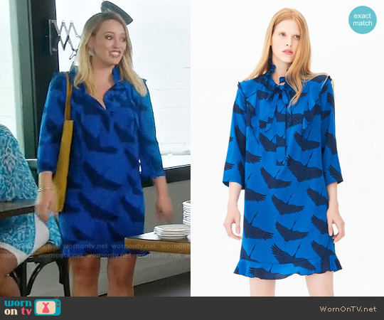 Sandro Bluebella Dress worn by Kelsey Peters (Hilary Duff) on Younger