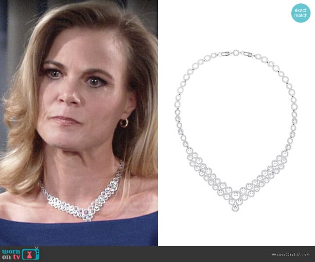 Swarovski Creativity Necklace worn by Phyllis Newman (Gina Tognoni) on The Young and the Restless