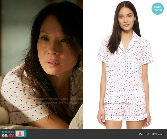 Three J NYC Eloise PJ Set worn by Joan Watson (Lucy Liu) on Elementary