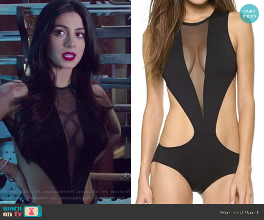 Descent Bathing Suit by Michi worn by Isabelle Lightwood (Emeraude Toubia ) on Shadowhunters