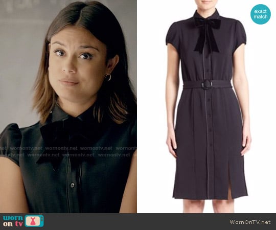 Alice + Olivia Carie Shirtdress worn by Sybil (Nathalie Kelley) on The Vampire Diaries