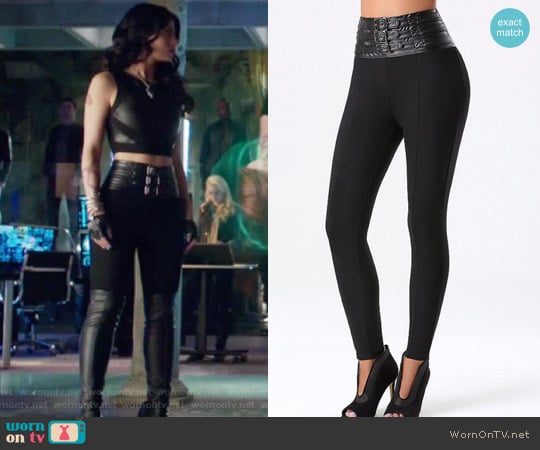 High Waist Belted Leggings by Bebe worn by Isabelle Lightwood (Emeraude Toubia ) on Shadowhunters