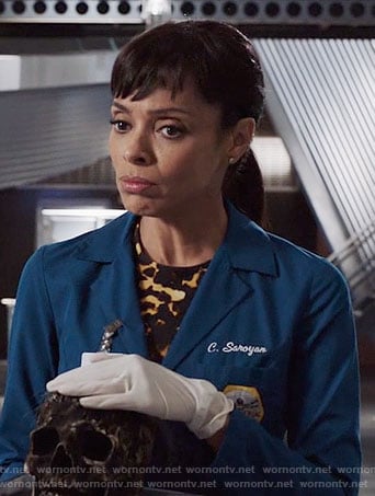 WornOnTV: Camille's white ruffled top on Bones, Tamara Taylor