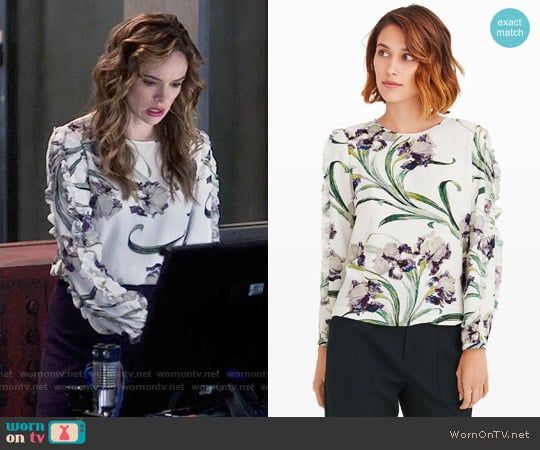 Club Monaco Evangah Top worn by Caitlin Snow (Danielle Panabaker) on The Flash