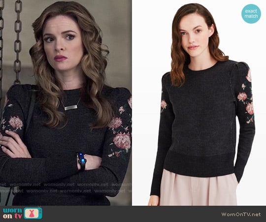 Club Monaco Poella Sweater worn by Caitlin Snow (Danielle Panabaker) on The Flash