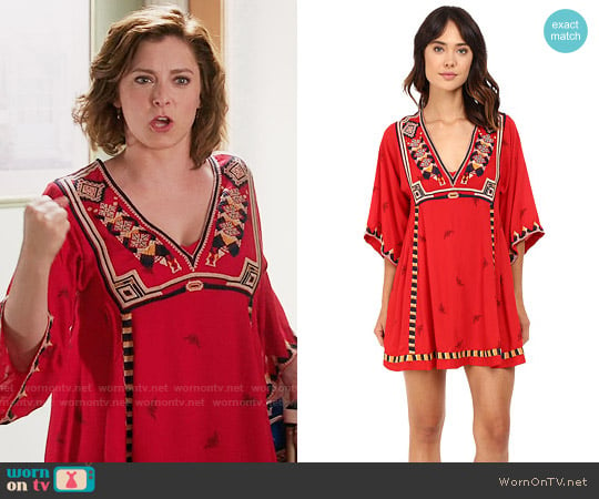 Free People Tulum Dress worn by Rebecca Bunch (Rachel Bloom) on Crazy Ex-Girlfriend