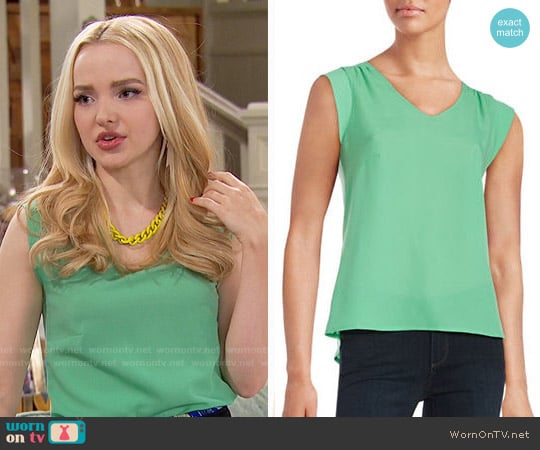 French Connection Knit V-neck Top worn by Liv Rooney (Dove Cameron) on Liv and Maddie