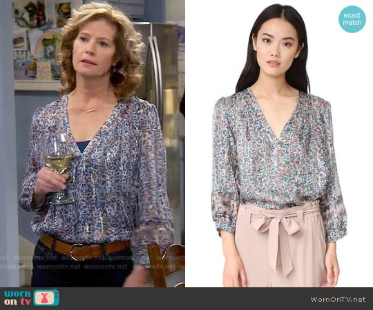 Joie Frazier Top worn by Vanessa Baxter (Nancy Travis) on Last Man Standing