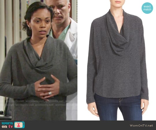 Joie Mikkelin Sweater worn by Hilary Curtis (Mishael Morgan) on The Young and the Restless