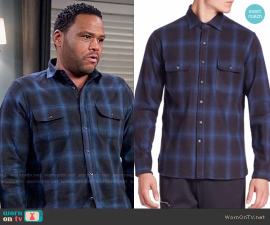 Ovadia & Sons Ian Sport Shirt worn by Andre Johnson (Anthony Anderson) on Black-ish