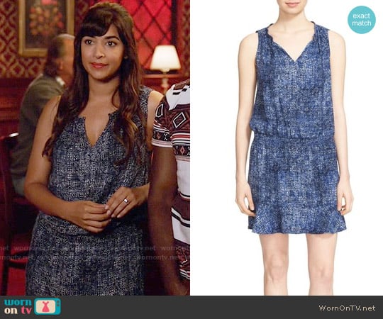 Soft Joie Sleeveless Smocked Waist Dress worn by Cece Parekh (Hannah Simone) on New Girl