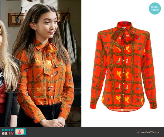 Stella Jean Incisor Shirt worn by Riley Matthews (Rowan Blanchard) on Girl Meets World