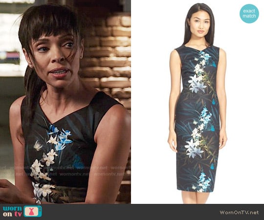 Ted Baker Loua Dress worn by Camille Saroyan (Tamara Taylor) on Bones