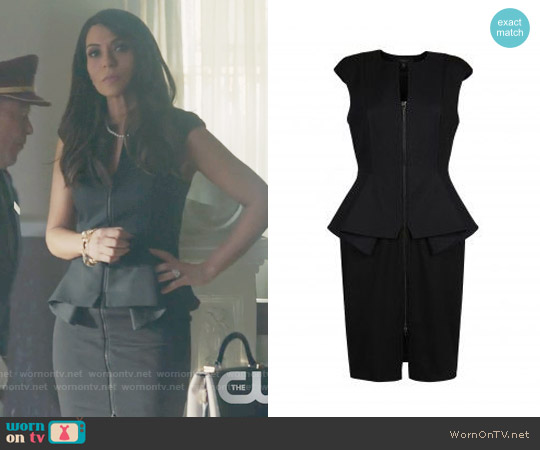 Ted Baker Jamthun Dress in Black worn by Hermione Lodge (Marisol Nichols) on Riverdale