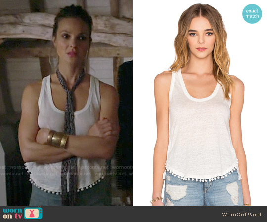 10 Crosby by Derek Lam Pom Pom Tank worn by Phoebe Wells (Beau Garrett) on Girlfriends Guide to Divorce