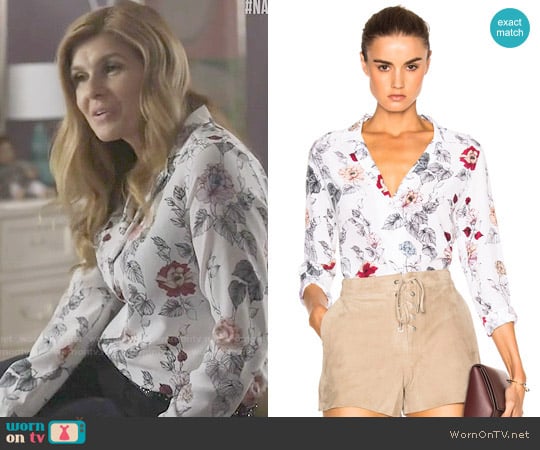 Equipment Adalyn Floral Blouse worn by Rayna Jaymes (Connie Britton) on Nashville