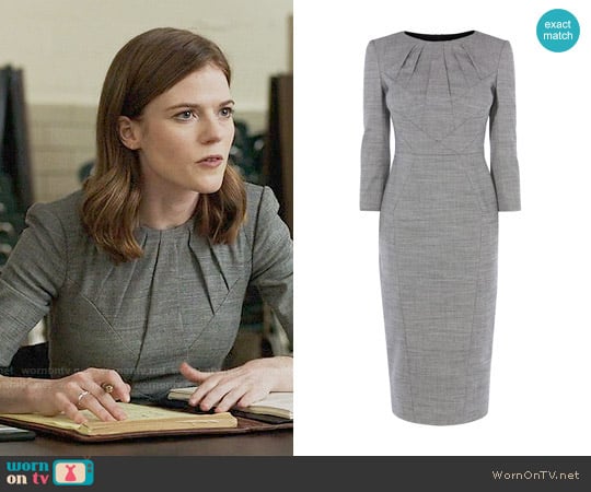 Karen Millen Tailored Dress worn by Maia Rindell (Rose Leslie) on The Good Fight