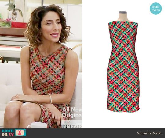 Miranda Konstantinidou Angry Swan in Love Dress worn by Delia (Necar Zadegan) on Girlfriends Guide to Divorce