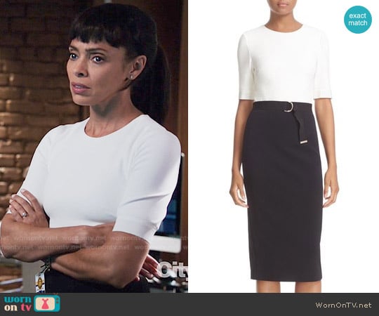 BONES: SEASON 9 EPISODE 14 CAMILLE'S Colorblock Sweater