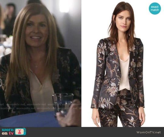 Alice + Olivia Macey Floral Blazer worn by Rayna Jaymes (Connie Britton) on Nashville