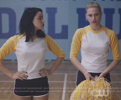 Betty and Veronica’s training uniform on Riverdale