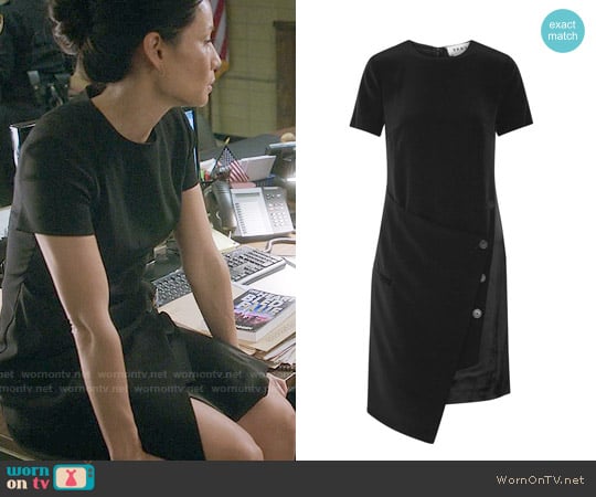 DKNY Wrap Effect Dress worn by Joan Watson (Lucy Liu) on Elementary