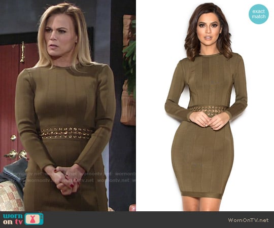 House of CB Shula Dress worn by Phyllis Newman (Gina Tognoni) on The Young and the Restless