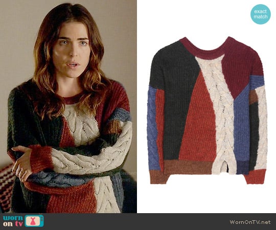 Isabel Marant Gao Sweater worn by Laurel Castillo (Karla Souza) on How to Get Away with Murder