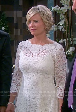 Kayla's wedding dress on Days of our Lives