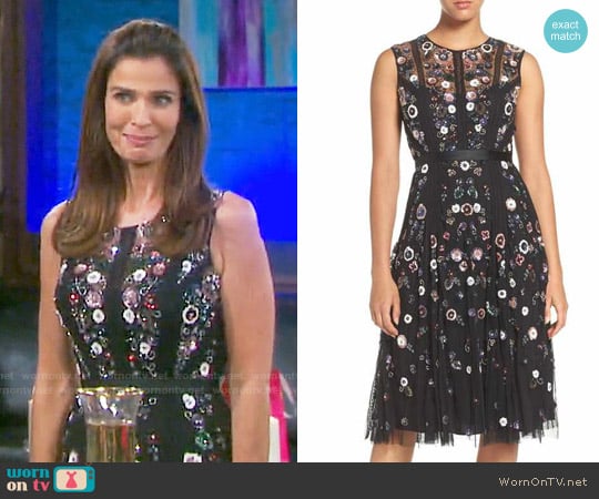 Needle & Thread Embellished Tulle Fit & Flare Dress worn by Hope Williams (Kristian Alfonso) on Days of our Lives