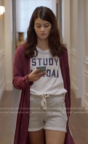 Sabrina’s Study Abroad t-shirt on The Mick