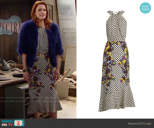 Saloni Ruby Dress worn by Sally Spectra (Courtney Hope) on The Bold and the Beautiful