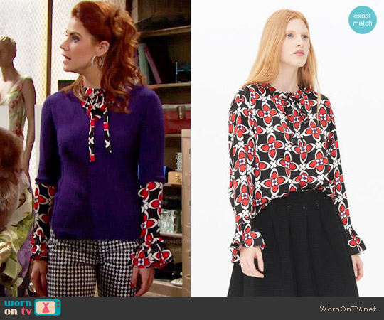 Sandro Sedgewick Top worn by Sally Spectra (Courtney Hope) on The Bold and the Beautiful