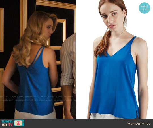 Topshop Double Strap V-Back Camisole worn by Petra Solano (Yael Grobglas) on Jane the Virgin