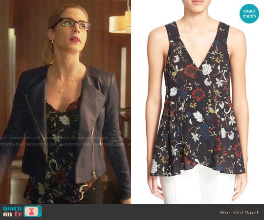 ALC Purcell Top worn by Felicity Smoak (Emily Bett Rickards) on Arrow