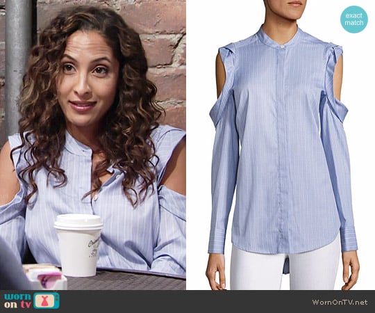 Bcbgmaxazria Nishani Top worn by Lily Winters (Christel Khalil) on The Young and the Restless