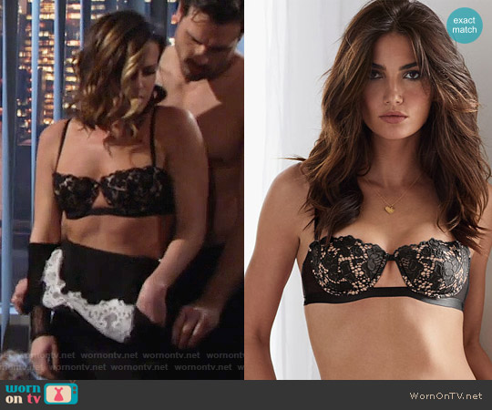 Victoria's Secret Lace Balconet Bra worn by Chelsea Lawson (Melissa Claire Egan) on The Young & the Restless
