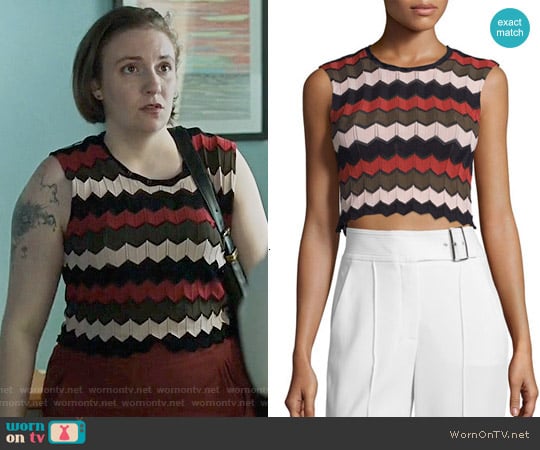 ALC Leo Top worn by Hannah Horvath (Lena Dunham) on Girls