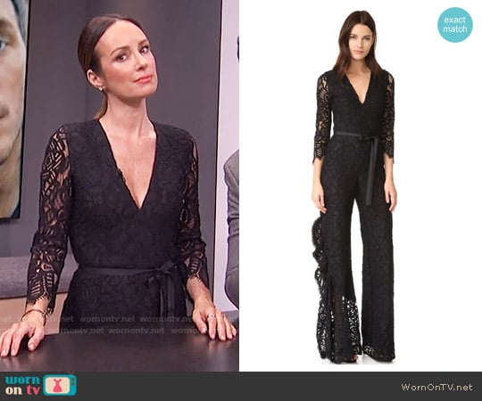 Alexis Rosario Jumpsuit worn by Catt Sadler on E! News