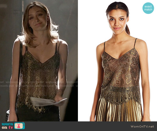 Bcbgmaxazria Mady Top worn by Megan Morrison (Christine Evangelista) on The Arrangement