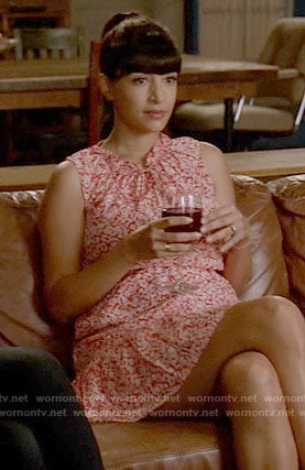 Cece’s red floral dress on New Girl