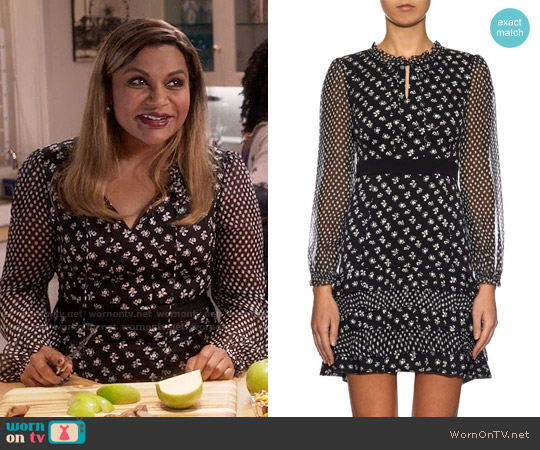 Diane von Furstenberg Fionna Dress worn by Mindy Lahiri (Mindy Kaling) on The Mindy Project