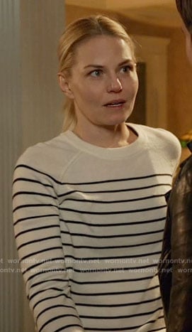 Emma's striped sweater on Once Upon a Time