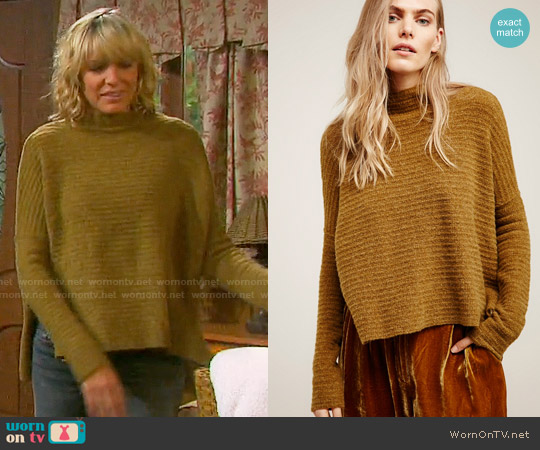 Free People Arctic Fox Sweater worn by Nicole Walker (Arianne Zucker) on Days of our Lives