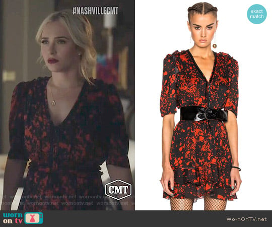 Isabel Marant Irina Dress worn by Juliette Barnes (Hayden Panettiere) on Nashville