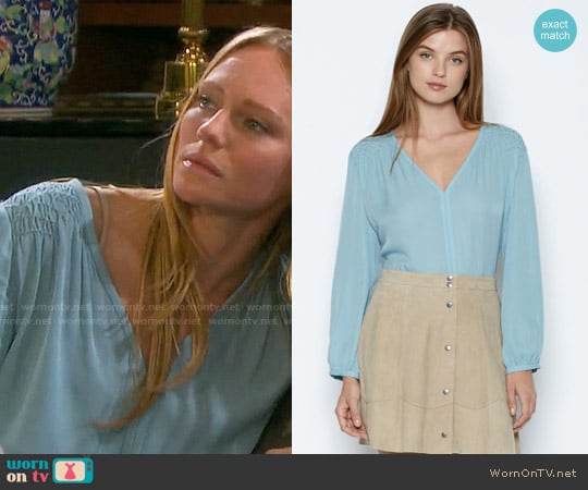 Joie Leyva Blouse worn by Abigail Deveraux (Kate Mansi) on Days of our Lives