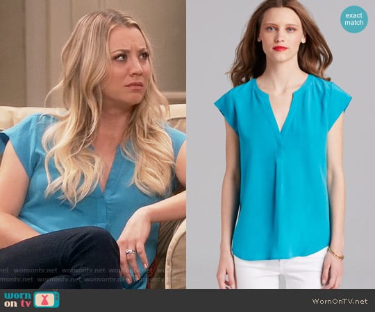 Joie Selenite Top worn by Penny Hofstadter (Kaley Cuoco) on The Big Bang Theory